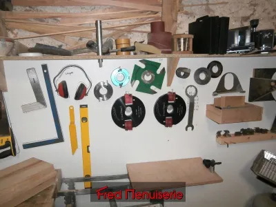 lot d’ outils de toupie