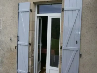 porte fenêtre après installation